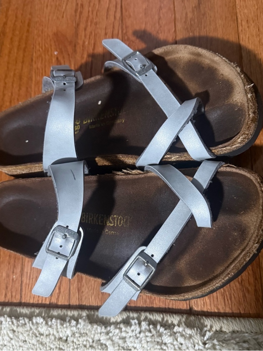 Birkenstock Women’s Mayari in Silver Size 40 - Picture 9 of 12